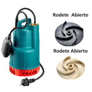 Bomba sumergible para drenaje. Impulsor abierto Clas 100MS KSB